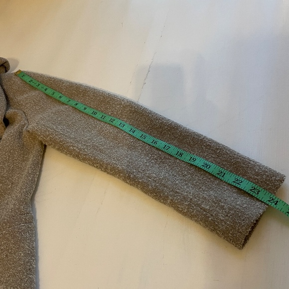 Lafayette 148 Wool Blend Textured Boucle Blazer Sz 8 Neutral Minimalist Jacket - Picture 10 of 13